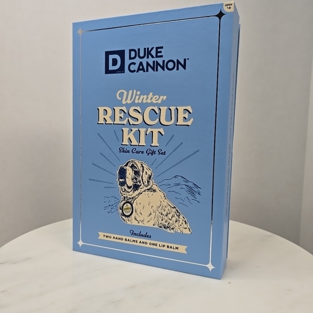 Duke Cannon Winter Rescue Kit - Bloody Knuckles Hand Lotion And Lip Balm Gift